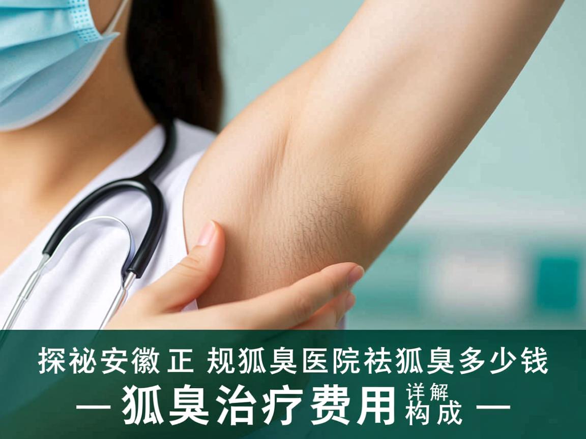 探秘安徽正规狐臭医院祛狐臭多少钱，详解狐臭治疗费用构成