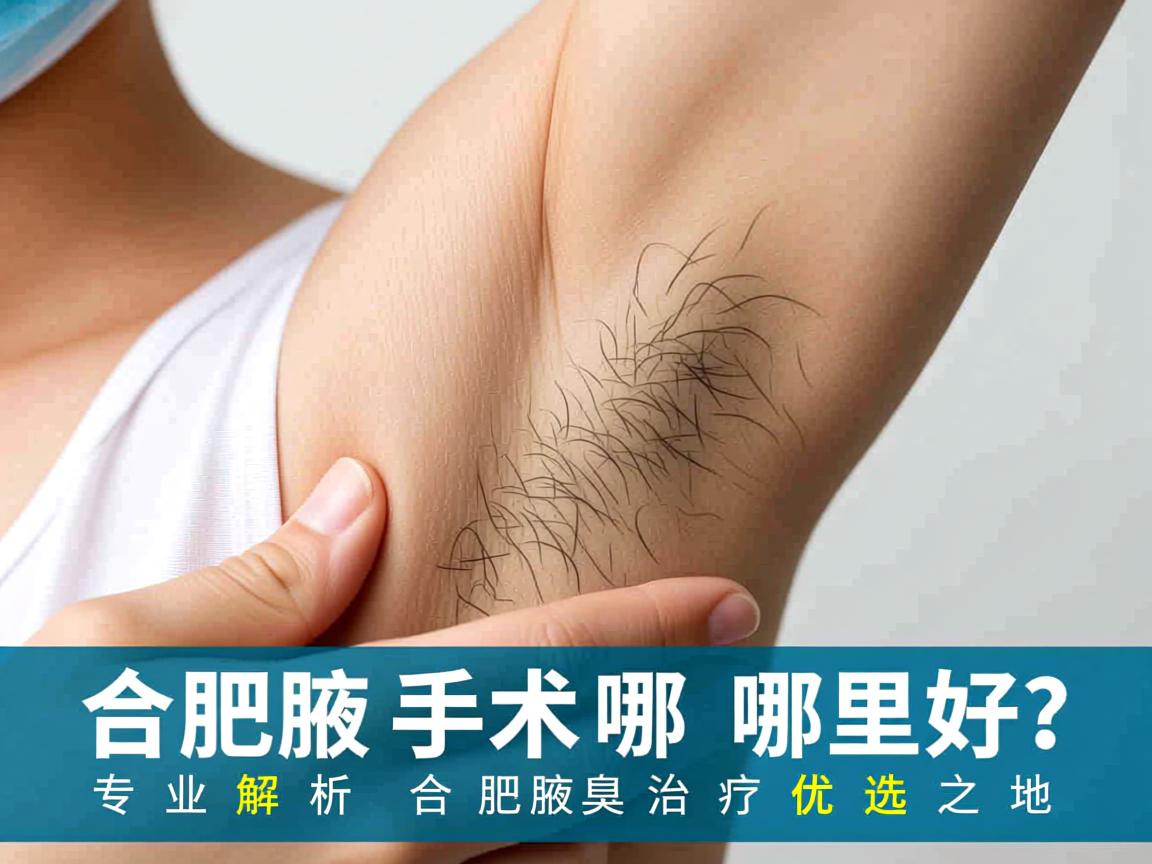 合肥腋臭手术哪里好？专业解析合肥腋臭治疗优选之地