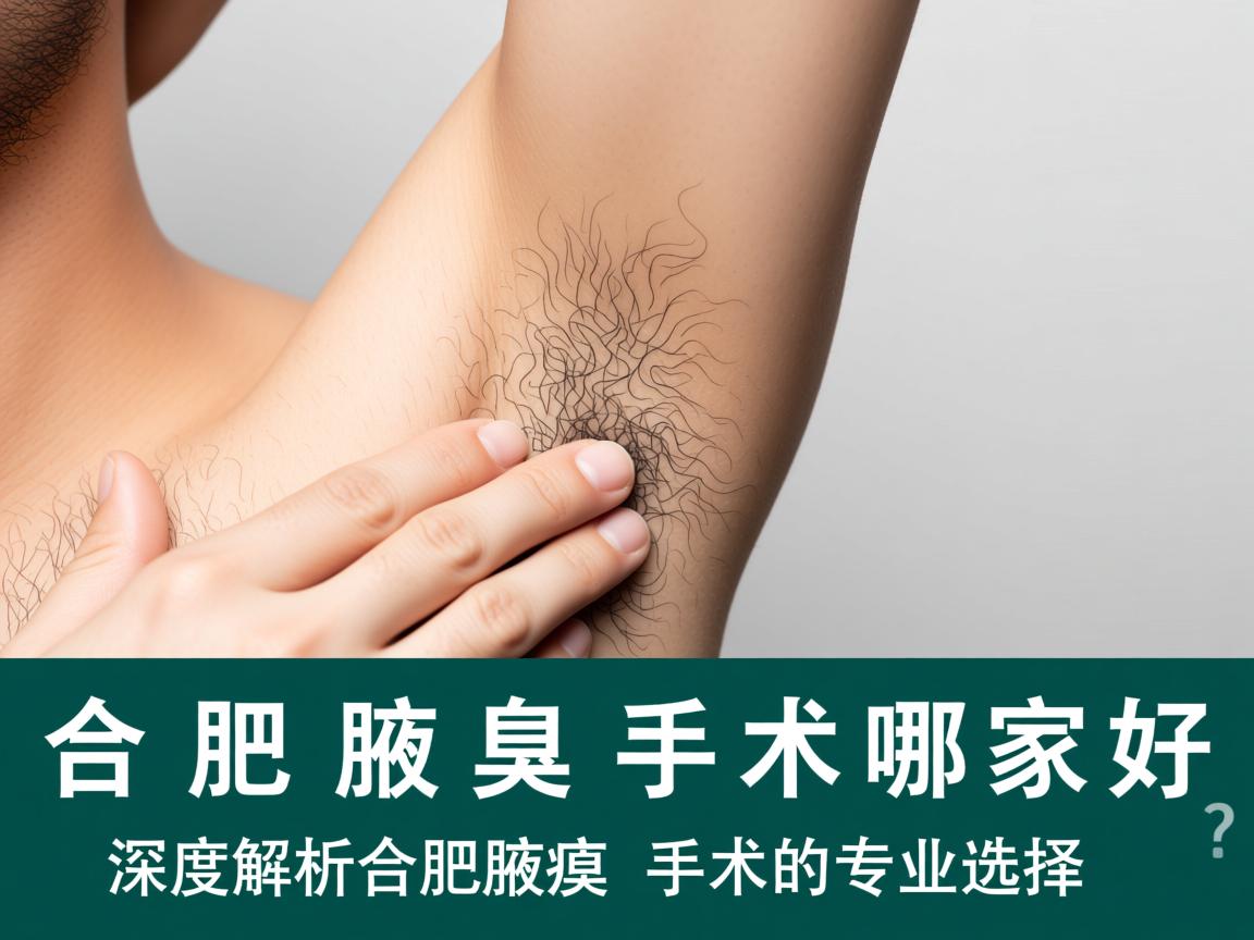 合肥腋臭手术哪家好？深度解析合肥腋臭手术的专业选择