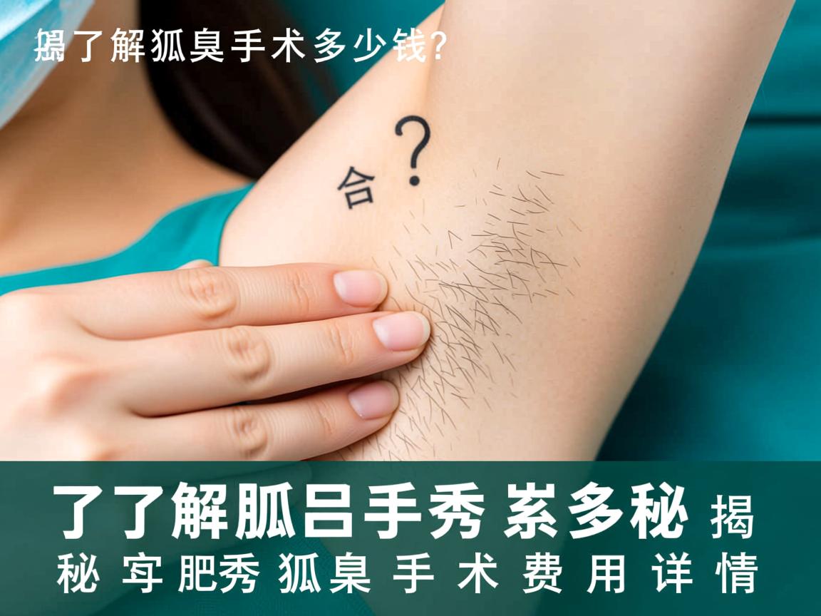 了解狐臭手术多少钱?揭秘合肥腋秀狐臭手术费用详情 了解狐臭手术多少钱?揭秘合肥腋秀狐臭手术费用详情