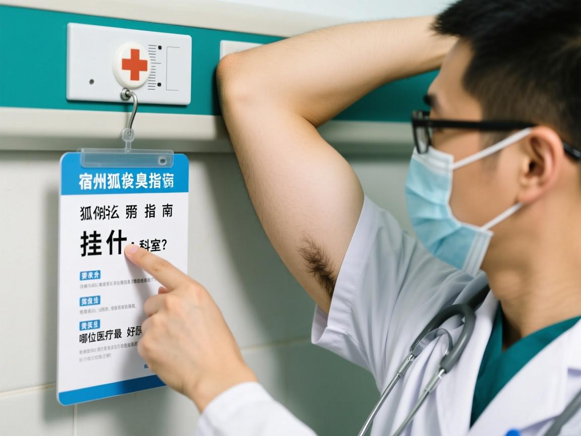 宿州狐臭诊疗指南，挂什么科室，找哪位医生最好？