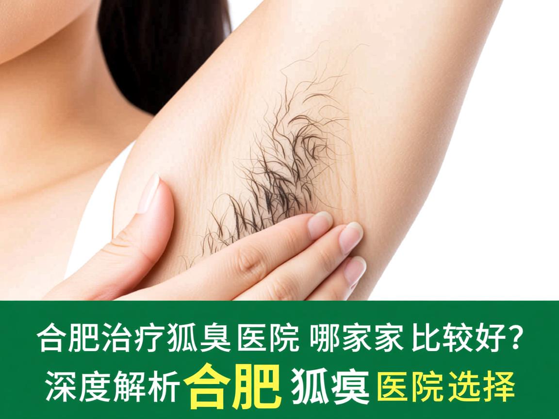 合肥治疗狐臭医院哪家比较好？深度解析合肥狐臭医院选择