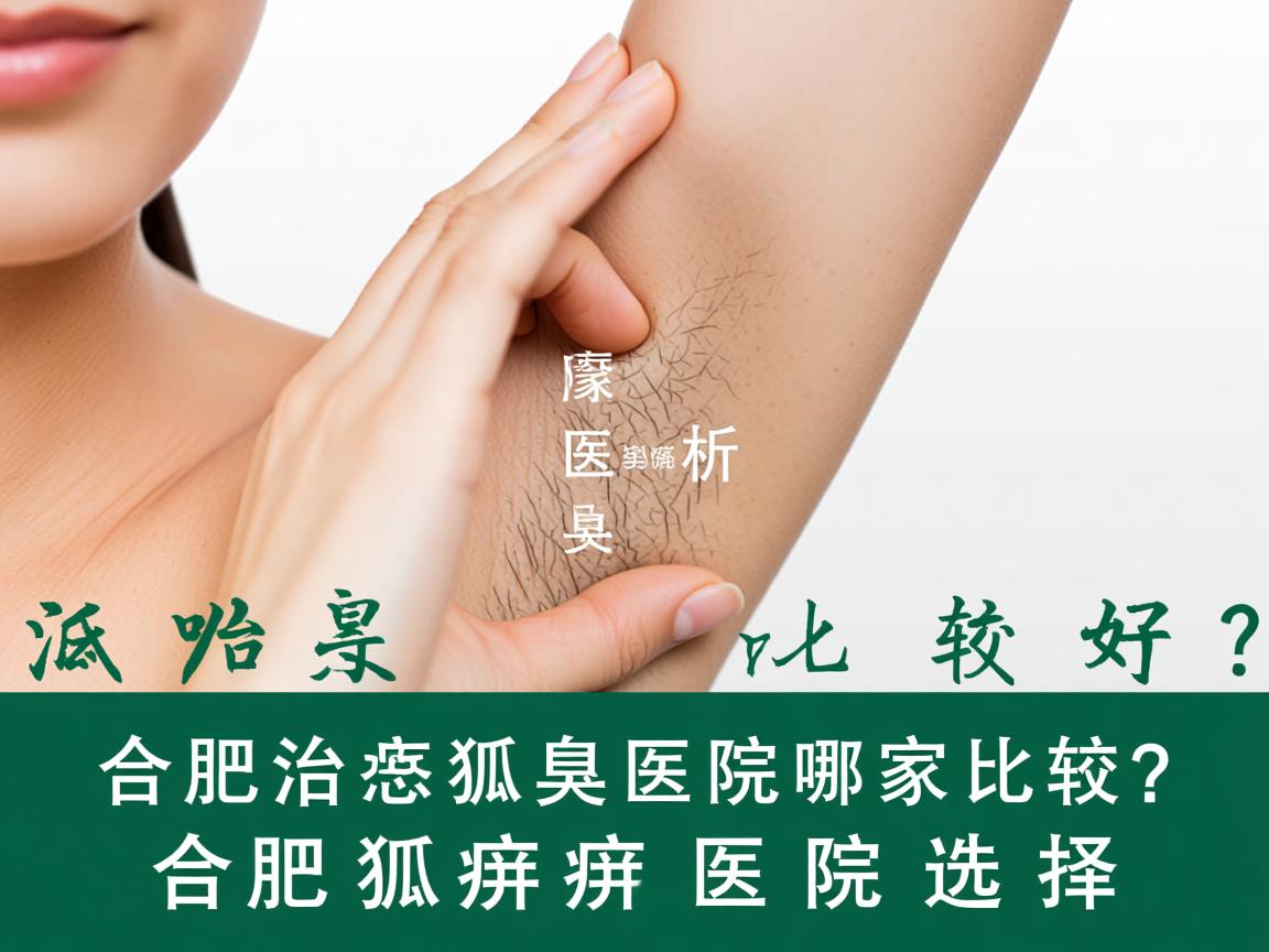 合肥治疗狐臭医院哪家比较好？深度解析合肥狐臭医院选择