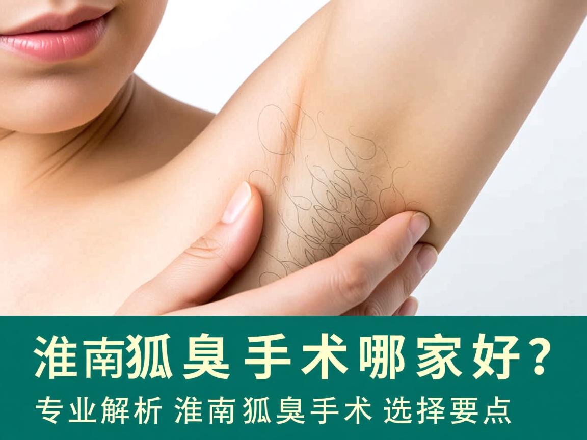 淮南狐臭手术哪家好？专业解析淮南狐臭手术选择要点