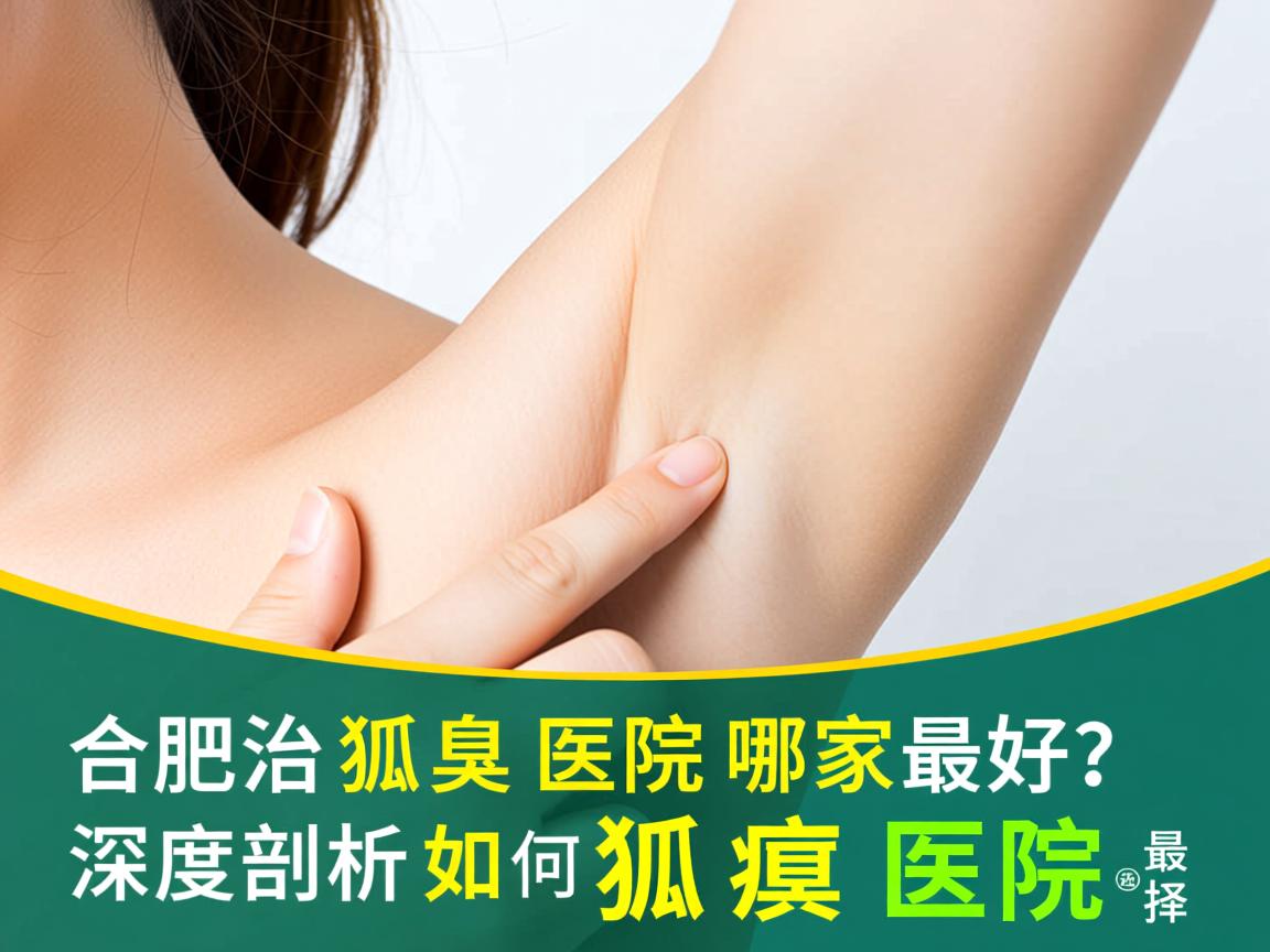 合肥治狐臭医院哪家最好？深度剖析如何选择最好的狐臭医院