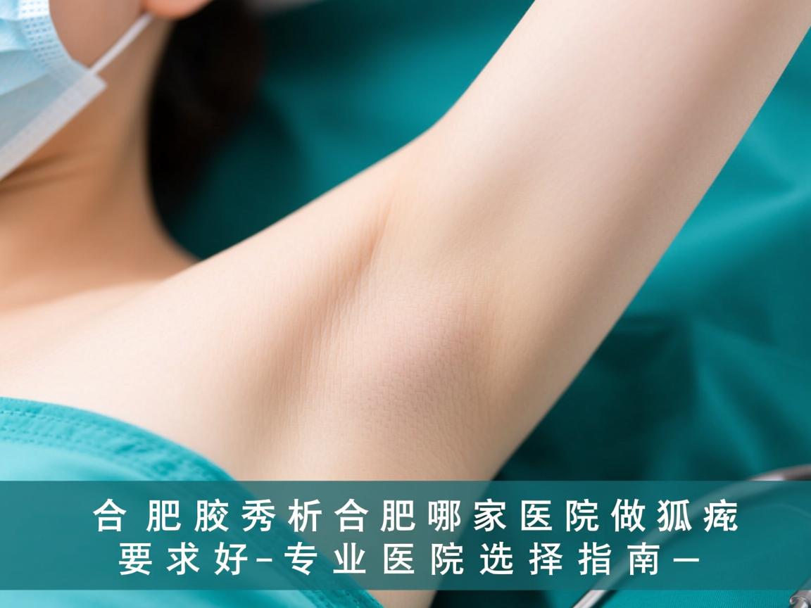 合肥腋秀解析，合肥哪家医院做狐臭好，专业医院选择指南