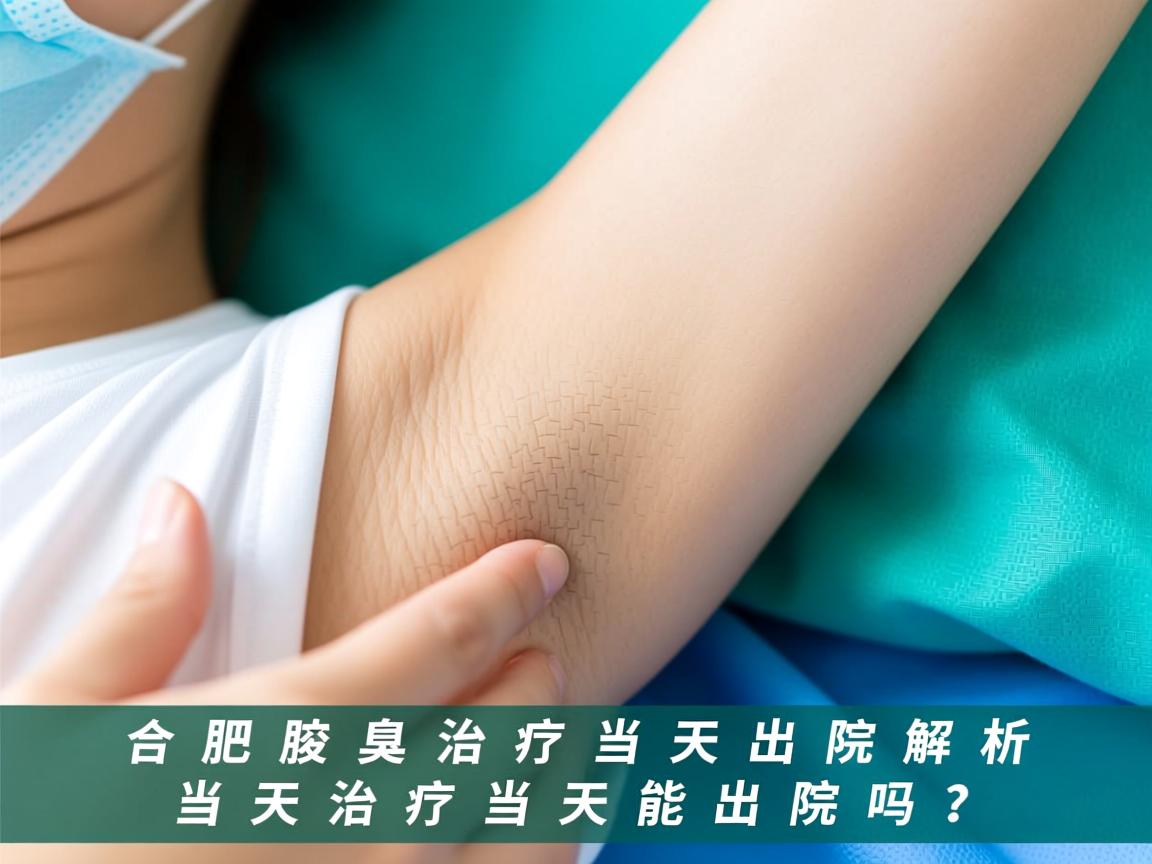 合肥腋臭治疗当天出院解析,当天治疗当天能出院吗? 合肥腋臭治疗当天出院解析,当天治疗当天能出院吗?