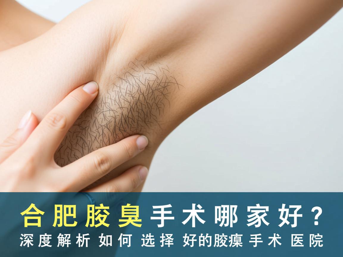 合肥腋臭手术哪家好？深度解析如何选择好的腋臭手术医院