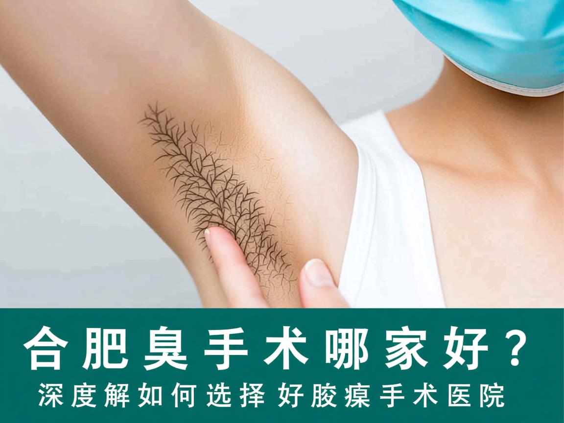 合肥腋臭手术哪家好？深度解析如何选择好的腋臭手术医院