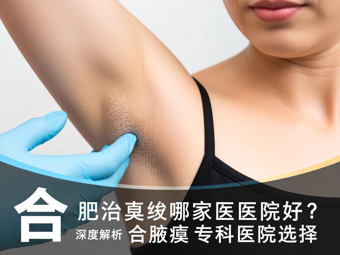 合肥治腋臭哪家医院好？深度解析合肥腋臭专科医院选择
