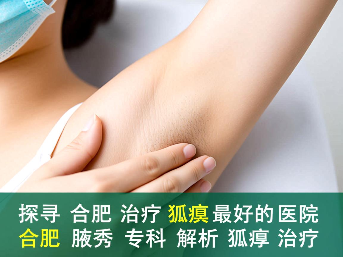 探寻合肥治疗狐臭最好的医院，合肥腋秀专科解析狐臭治疗