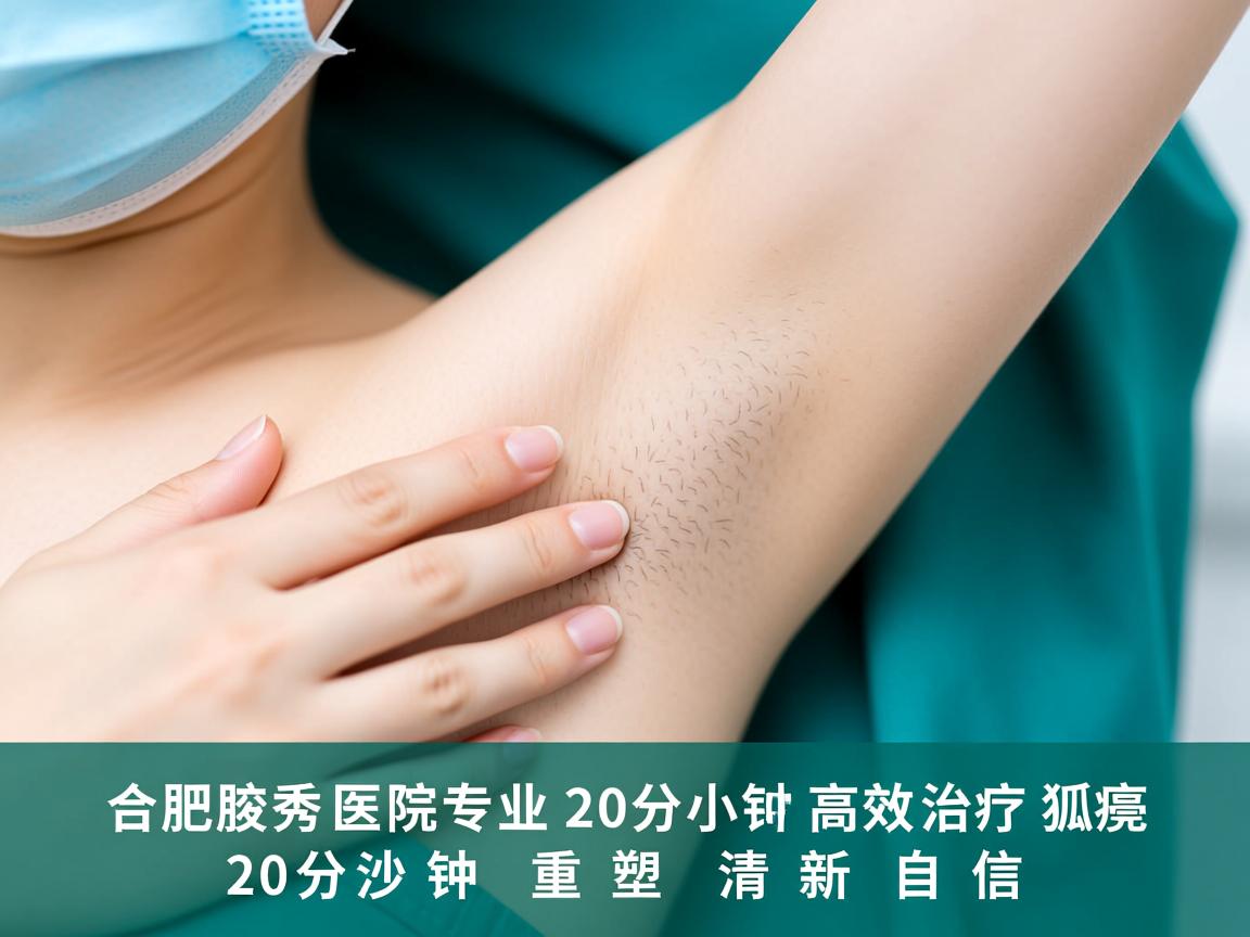 合肥腋秀医院专业解析，20分钟高效治疗狐臭，20分钟重塑清新自信