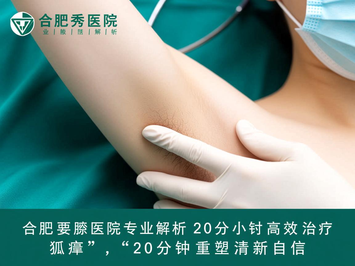 合肥腋秀医院专业解析，20分钟高效治疗狐臭，20分钟重塑清新自信