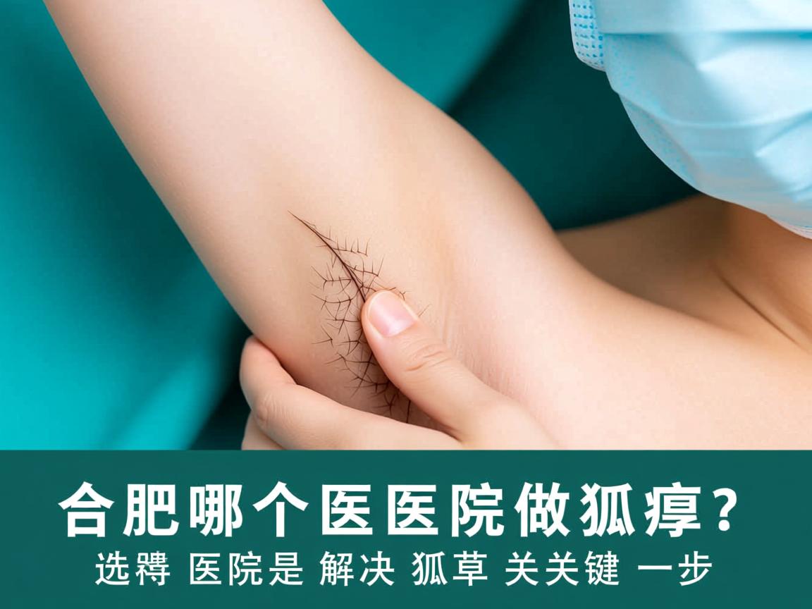 合肥哪个医院做狐臭？选对医院是解决狐臭的关键一步