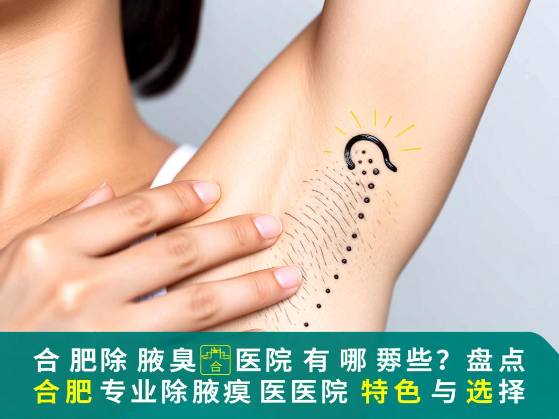 合肥除腋臭医院有哪些？盘点合肥专业除腋臭医院的特色与选择