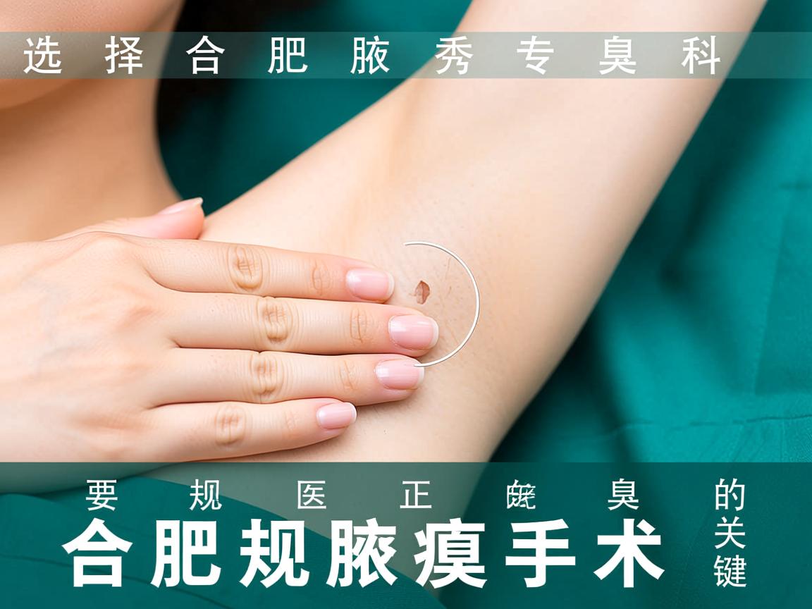 选择合肥腋秀腋臭专科医院,解析合肥正规腋臭手术的关键 选择合肥腋秀腋臭专科医院,解析合肥正规腋臭手术的关键