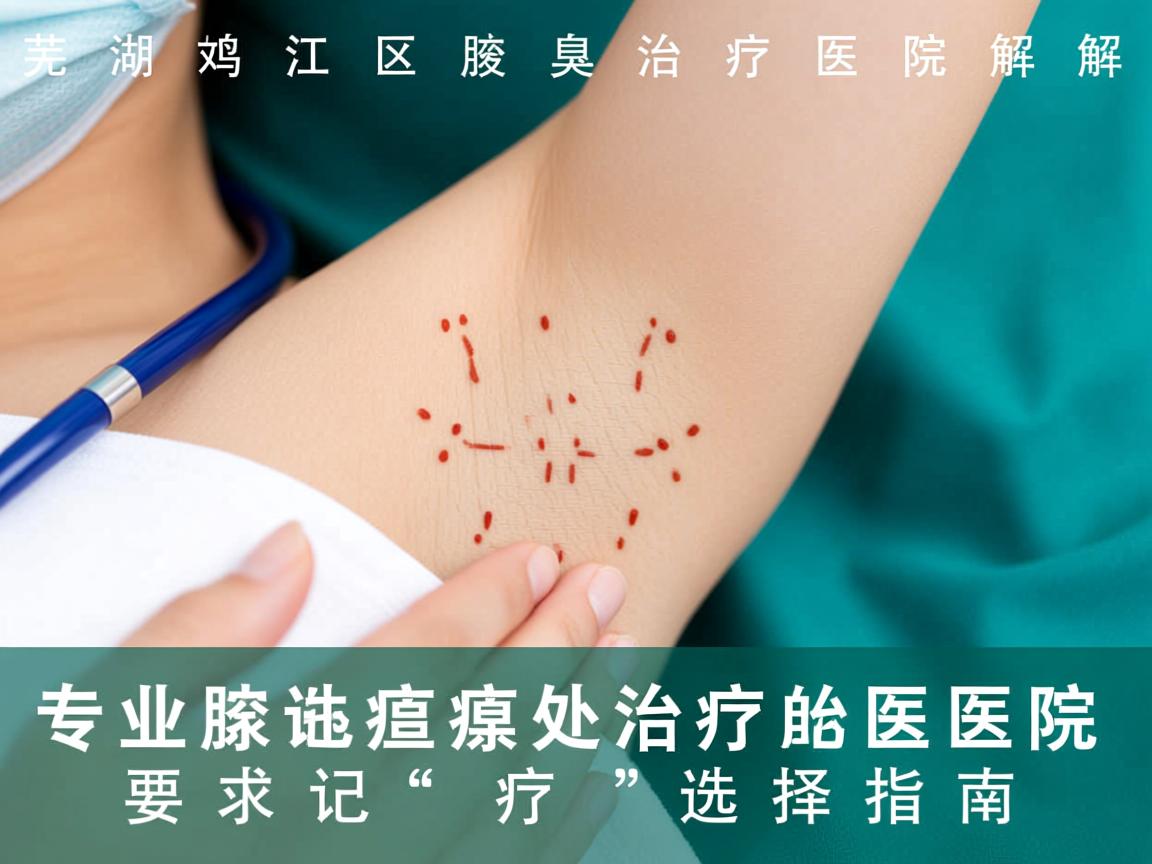 芜湖鸠江区腋臭治疗医院解析,专业腋臭治疗医院的选择指南 芜湖鸠江区腋臭治疗医院解析,专业腋臭治疗医院的选择指南