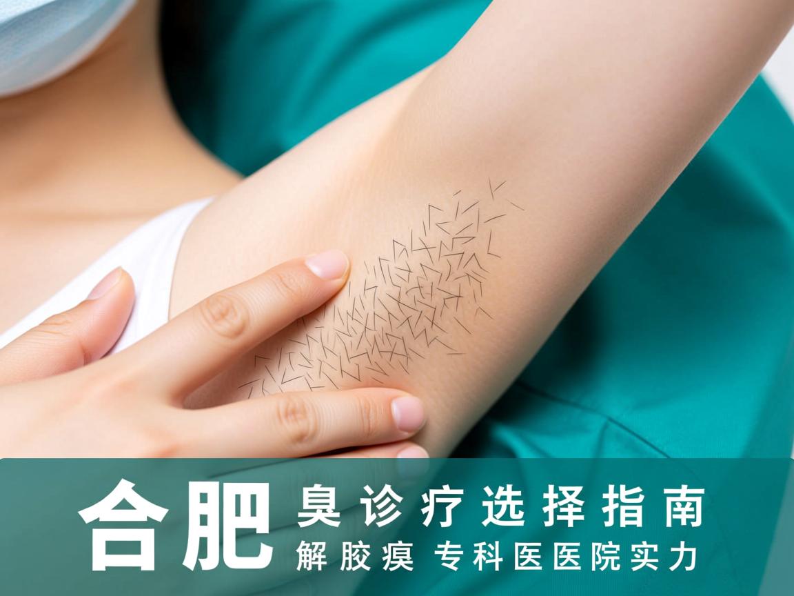 合肥腋臭诊疗选择指南，解析合肥腋臭专科医院实力