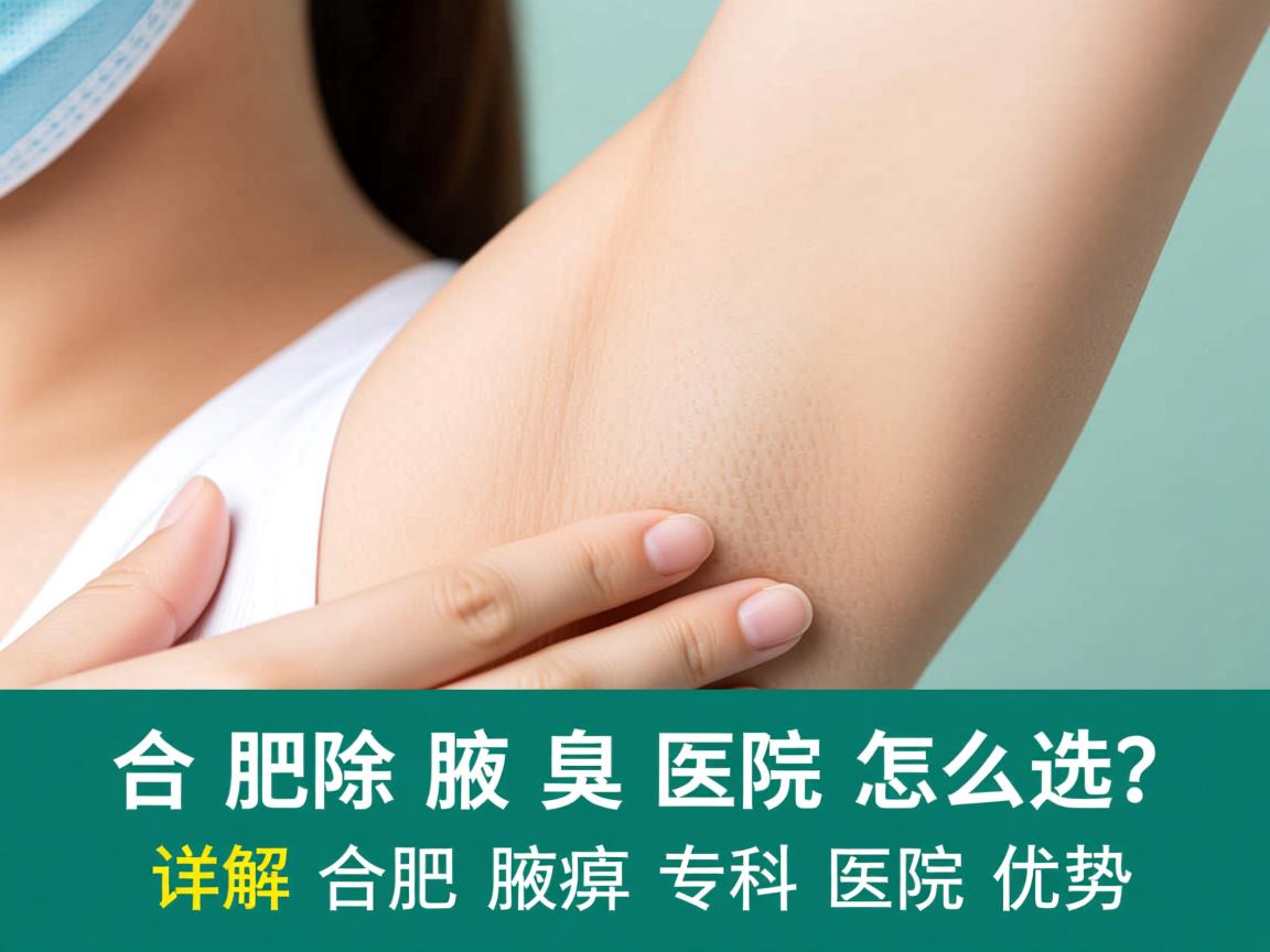 合肥除腋臭医院怎么选？详解合肥腋臭专科医院优势