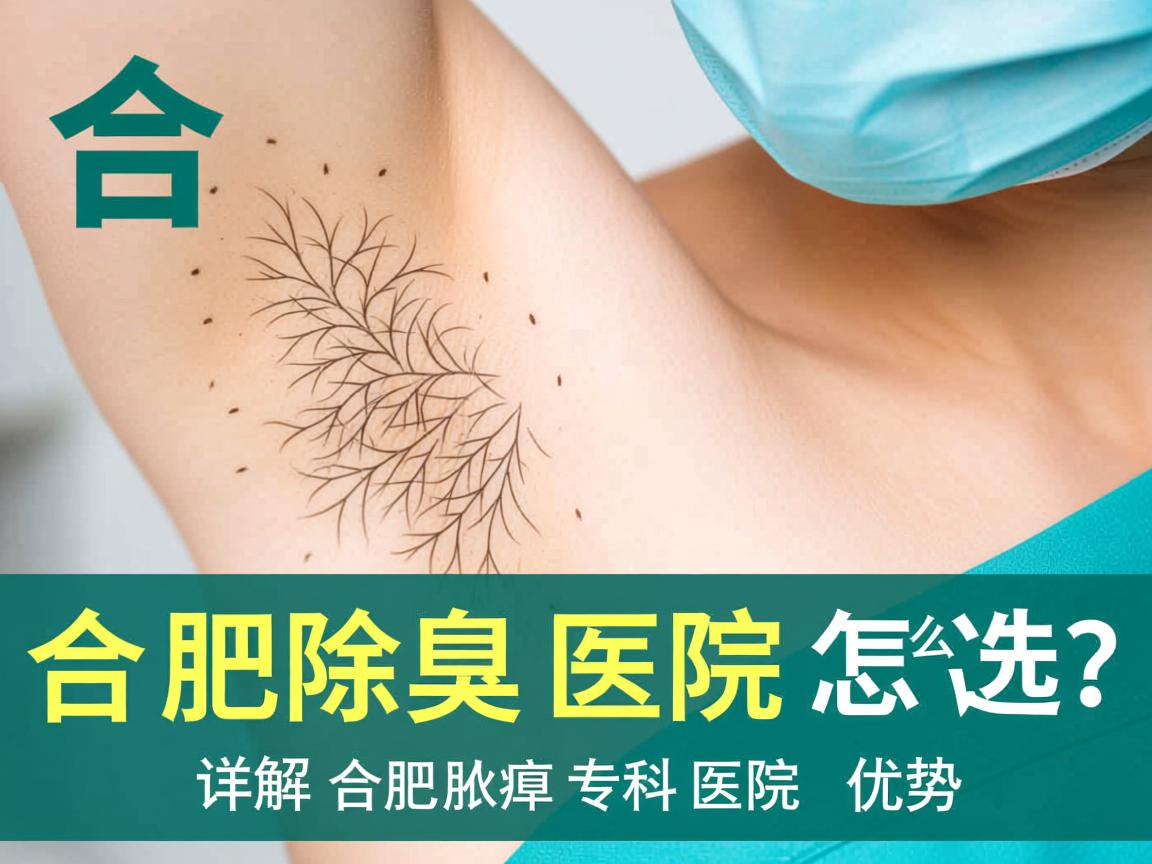 合肥除腋臭医院怎么选？详解合肥腋臭专科医院优势
