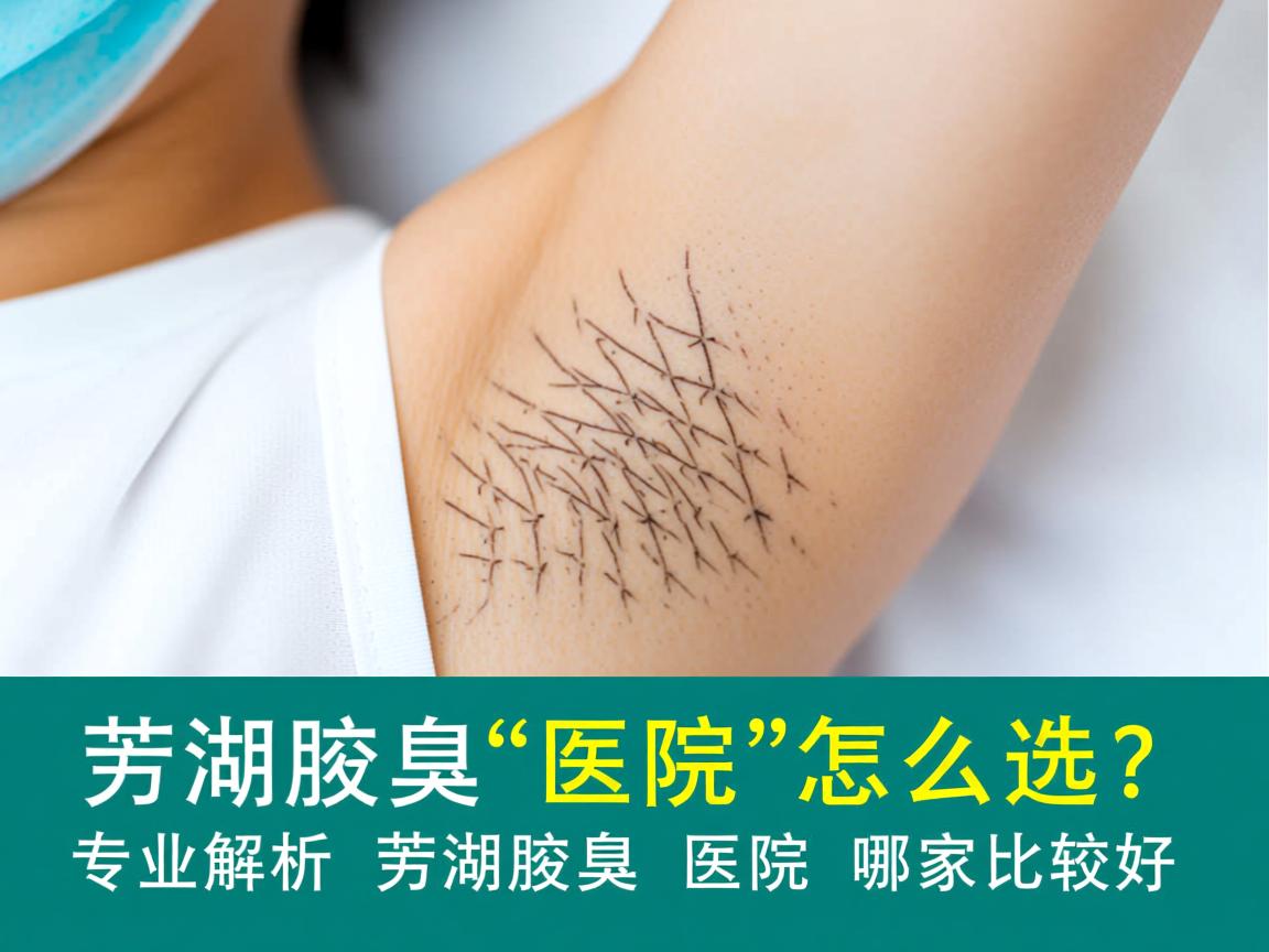 芜湖腋臭医院怎么选？专业解析芜湖腋臭医院哪家比较好