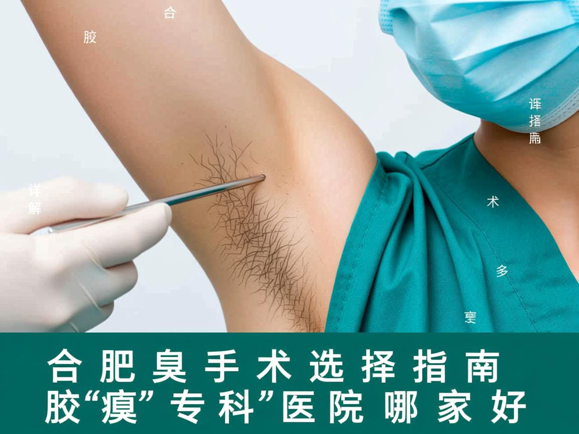 合肥腋臭手术选择指南,详解合肥腋臭专科医院哪家好 合肥腋臭手术选择指南,详解合肥腋臭专科医院哪家好