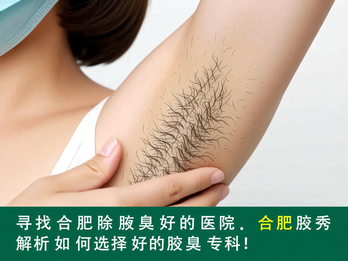 寻找合肥除腋臭好的医院，合肥腋秀解析如何选择好的腋臭专科
