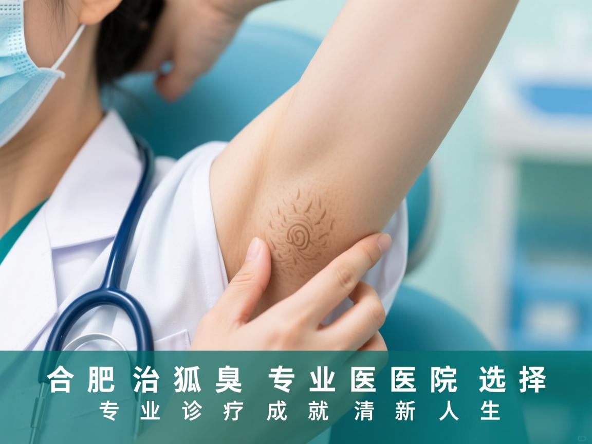 合肥治狐臭专业医院选择，专业诊疗成就清新人生