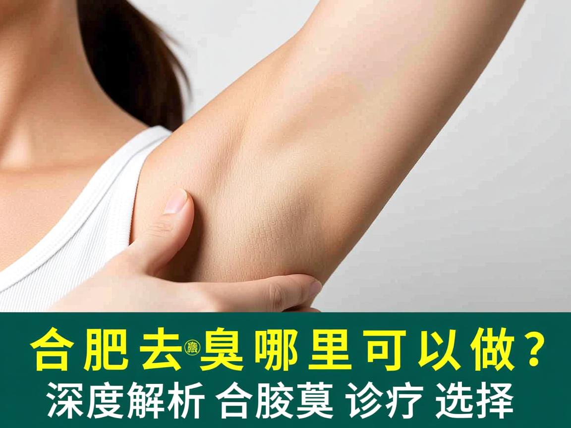 合肥去腋臭哪里可以做？深度解析合肥腋臭诊疗选择