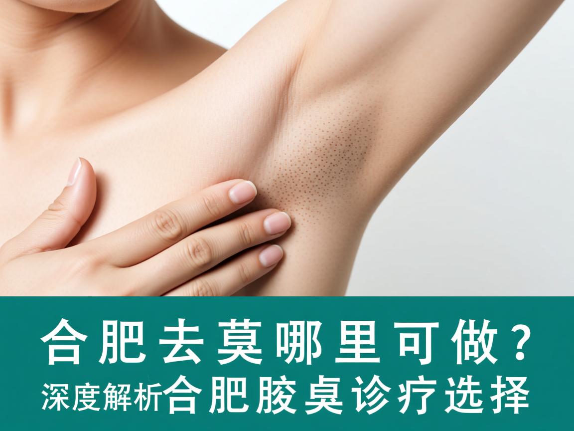 合肥去腋臭哪里可以做？深度解析合肥腋臭诊疗选择