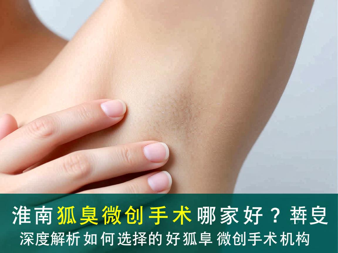 淮南狐臭微创手术哪家好?深度解析如何选择好的狐臭微创手术机构 淮南狐臭微创手术哪家好?深度解析如何选择好的狐臭微创手术机构