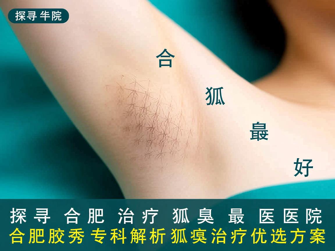 探寻合肥治疗狐臭最好医院，合肥腋秀专科解析狐臭治疗优选方案