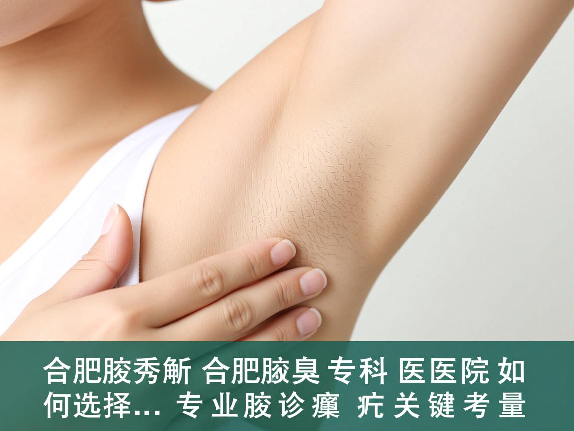 合肥腋秀解析，合肥腋臭专科医院如何选择，专业腋臭诊疗的关键考量