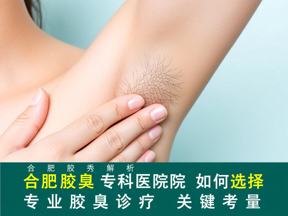 合肥腋秀解析，合肥腋臭专科医院如何选择，专业腋臭诊疗的关键考量