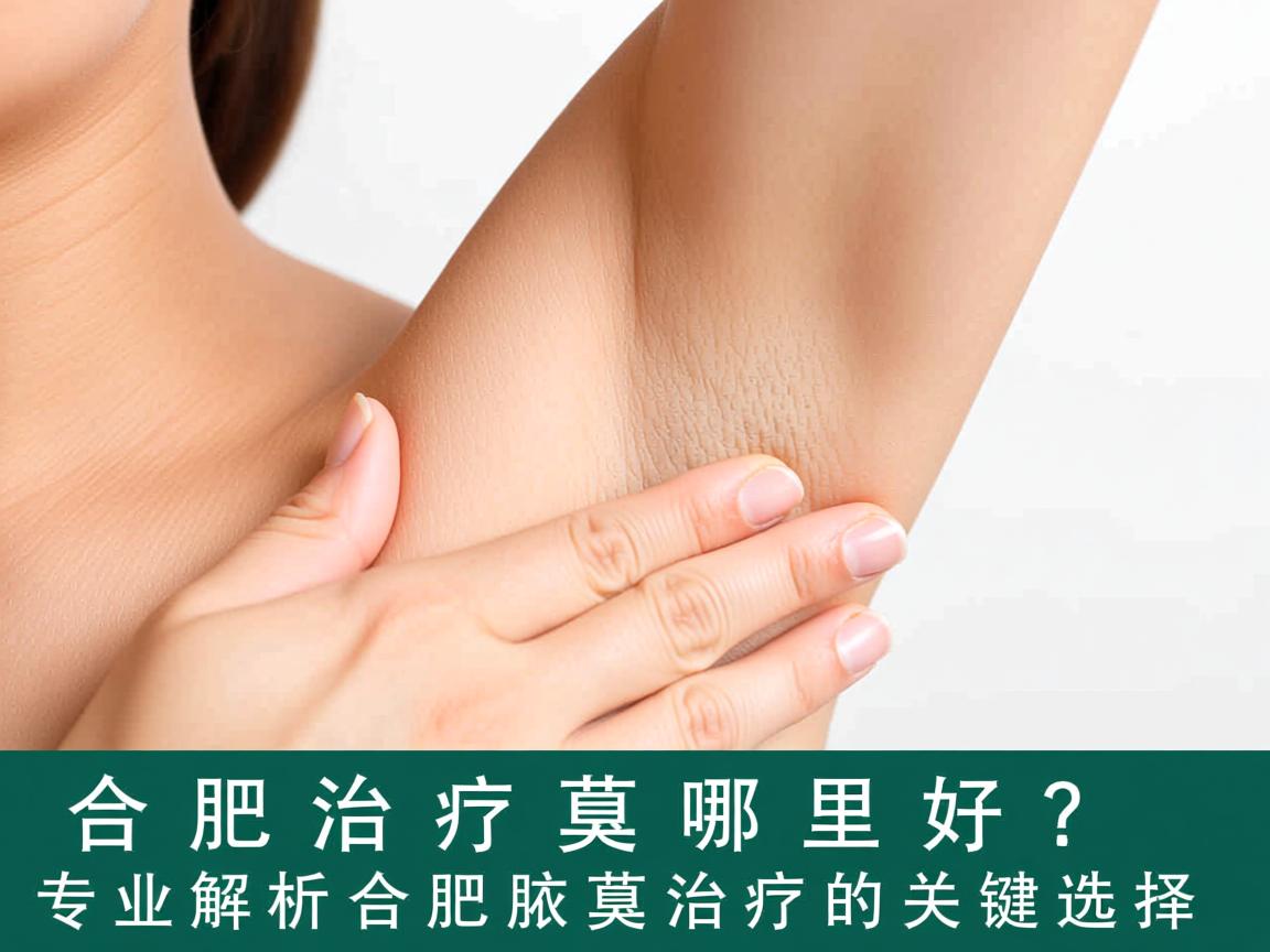 合肥治疗腋臭哪里好？专业解析合肥腋臭治疗的关键选择