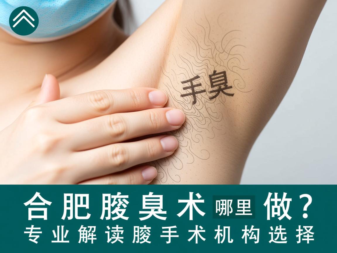 合肥腋臭手术哪里做?专业解读腋臭手术的机构选择 合肥腋臭手术哪里做?专业解读腋臭手术的机构选择
