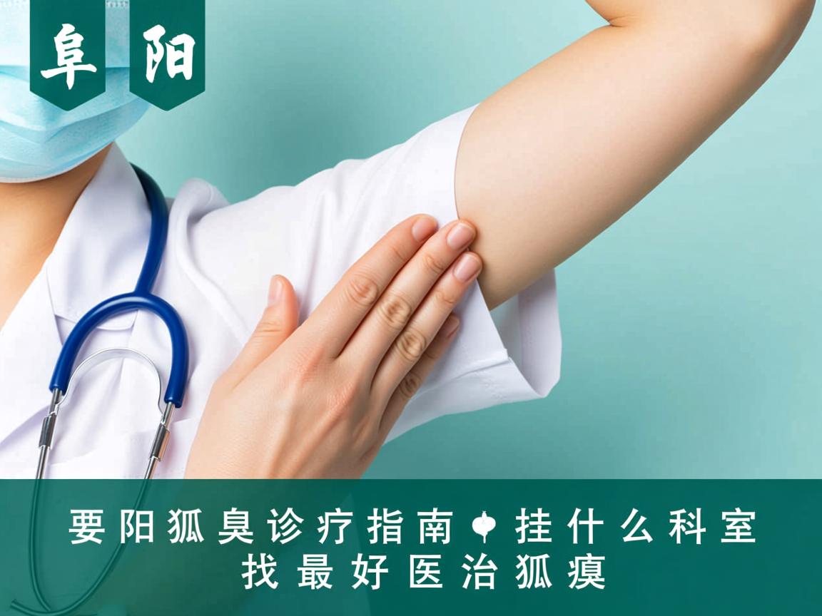 阜阳狐臭诊疗指南，挂什么科室找最好医生治狐臭
