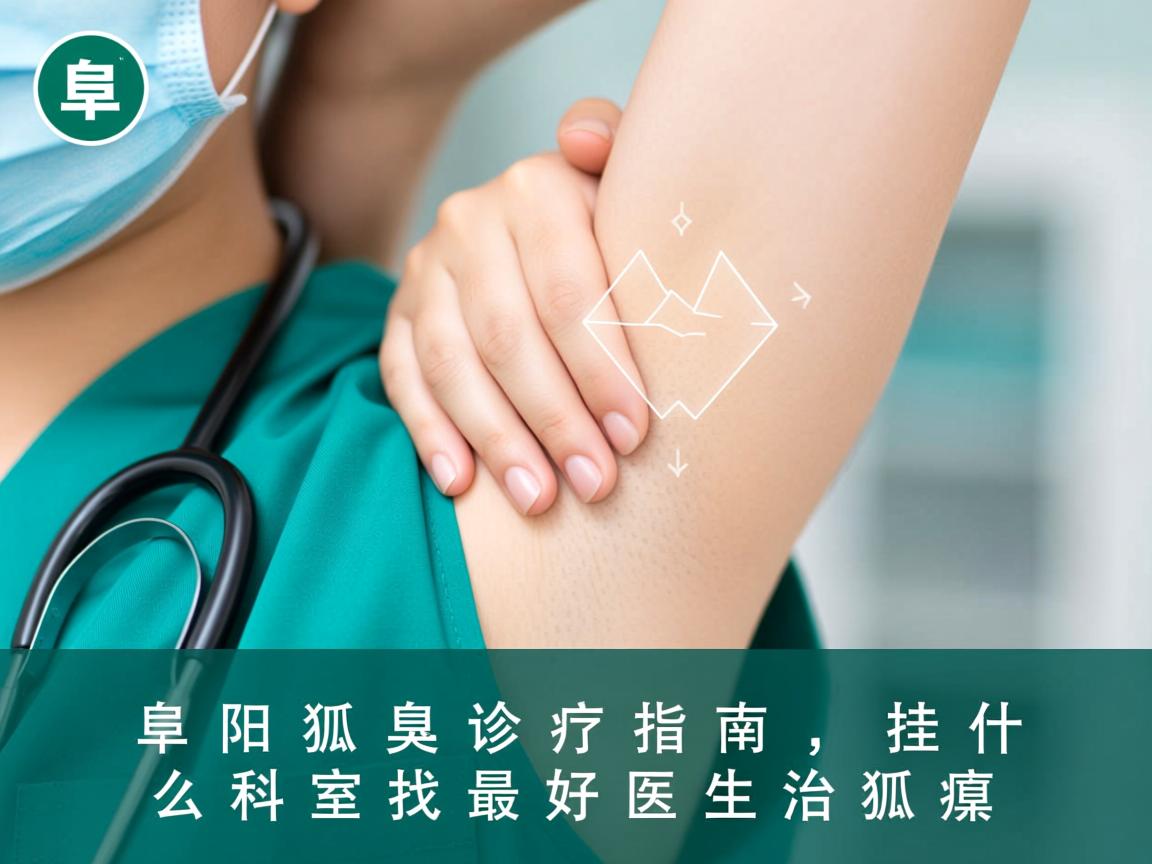 阜阳狐臭诊疗指南，挂什么科室找最好医生治狐臭