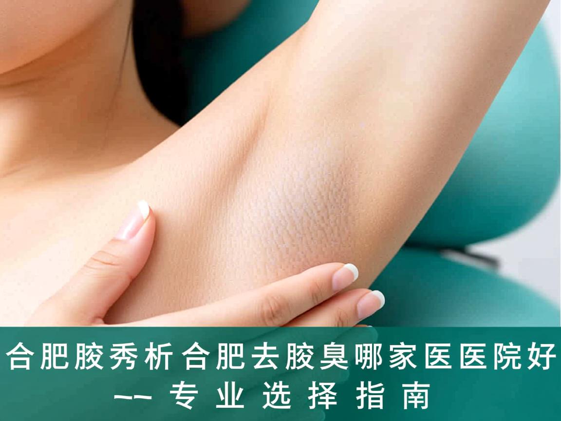 合肥腋秀解析，合肥去腋臭哪家医院好，专业选择指南