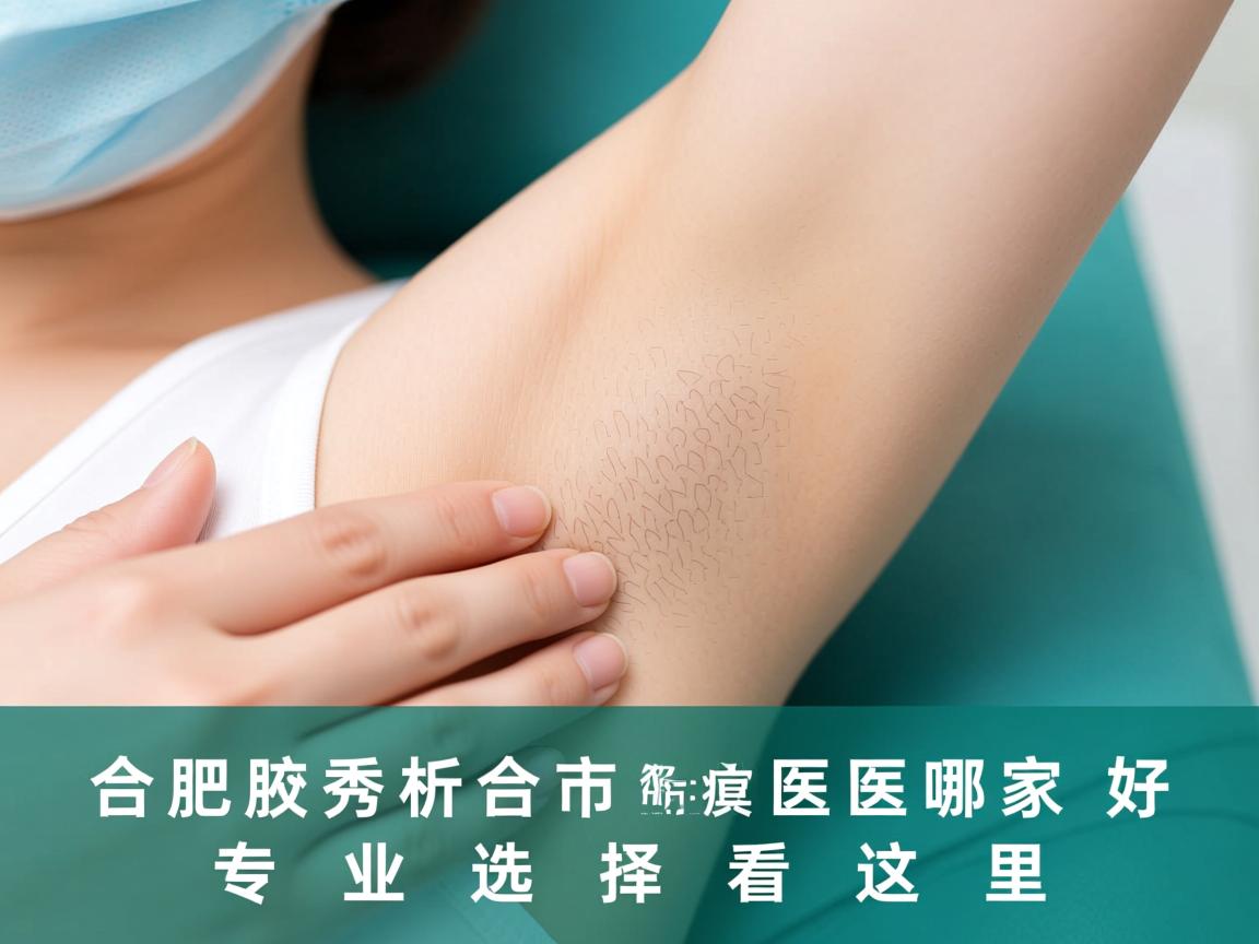 合肥腋秀解析，合肥市狐臭医院哪家好，专业选择看这里