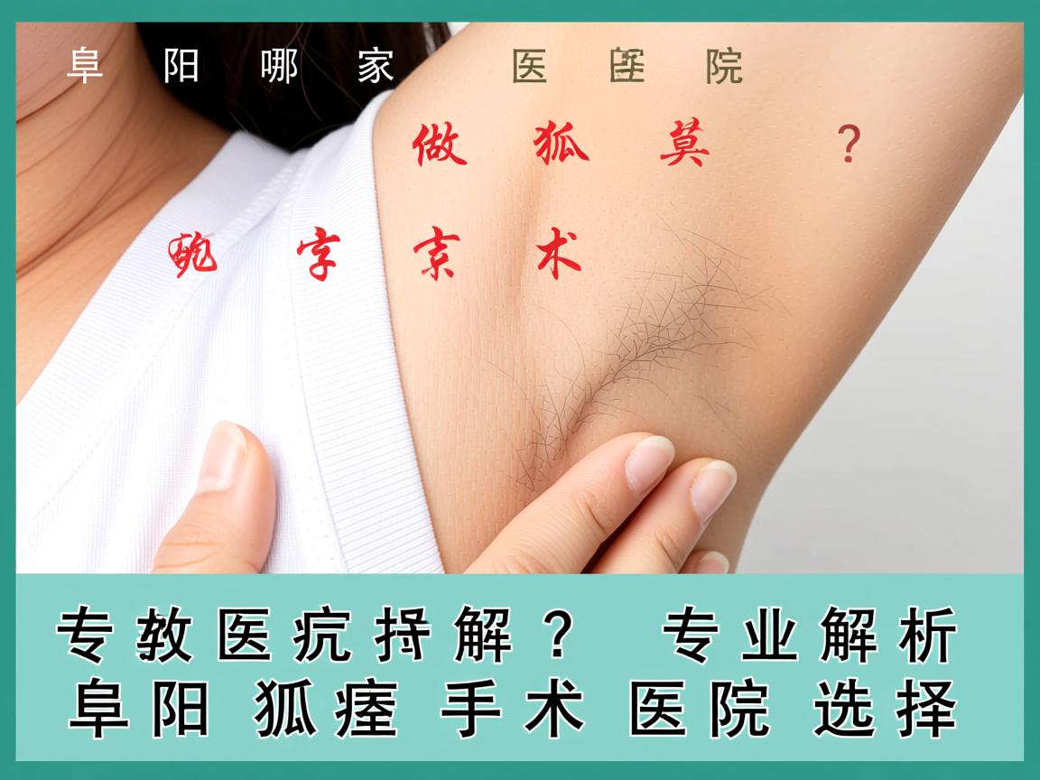 阜阳哪家医院做狐臭术好?专业解析阜阳狐臭手术医院选择 阜阳哪家医院做狐臭术好?专业解析阜阳狐臭手术医院选择