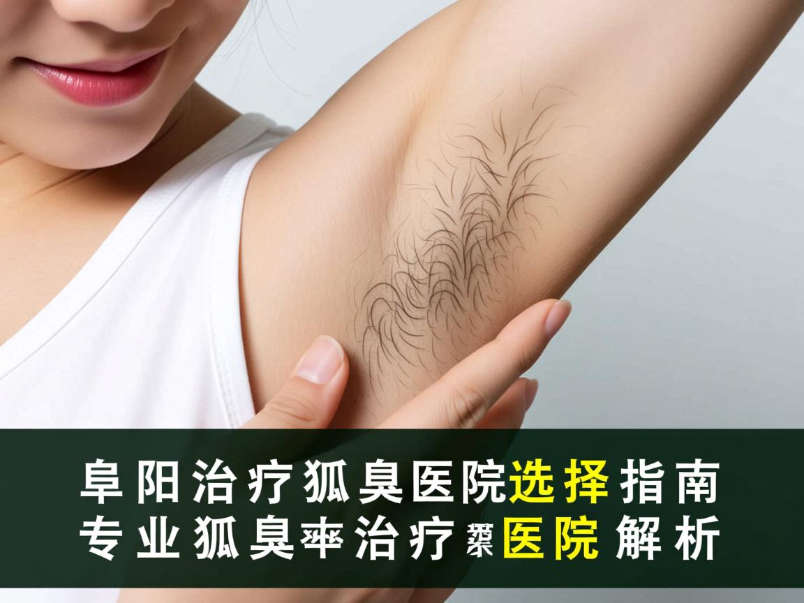 阜阳治疗狐臭医院选择指南，专业狐臭治疗医院解析
