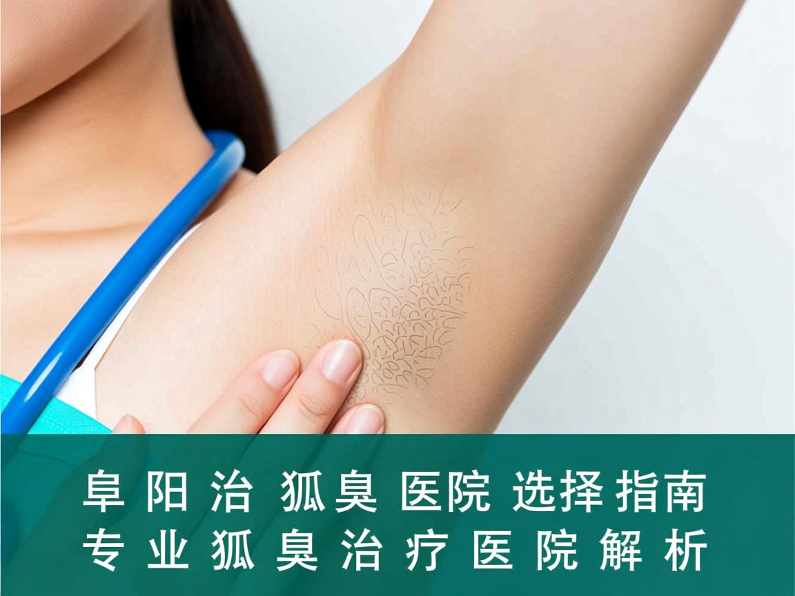 阜阳治疗狐臭医院选择指南，专业狐臭治疗医院解析