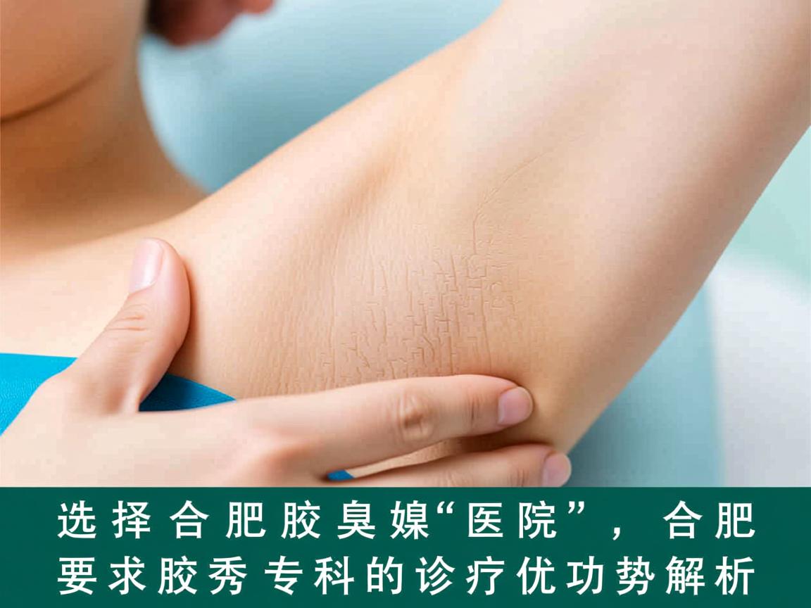 选择合肥腋臭医院，合肥腋秀专科的诊疗优势解析