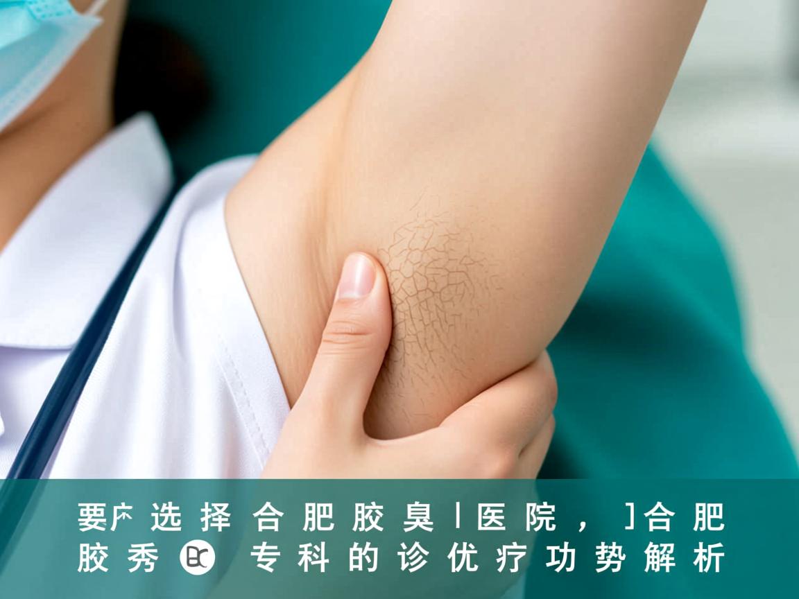选择合肥腋臭医院，合肥腋秀专科的诊疗优势解析
