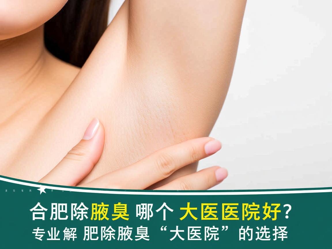 合肥除腋臭哪个大医院好?专业解析合肥除腋臭大医院的选择 合肥除腋臭哪个大医院好?专业解析合肥除腋臭大医院的选择