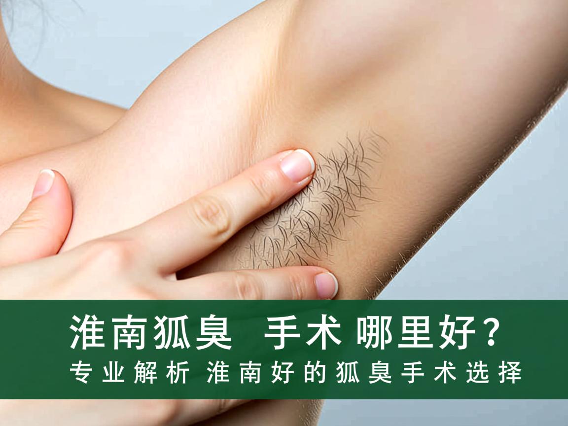 淮南狐臭手术哪里好？专业解析淮南好的狐臭手术选择