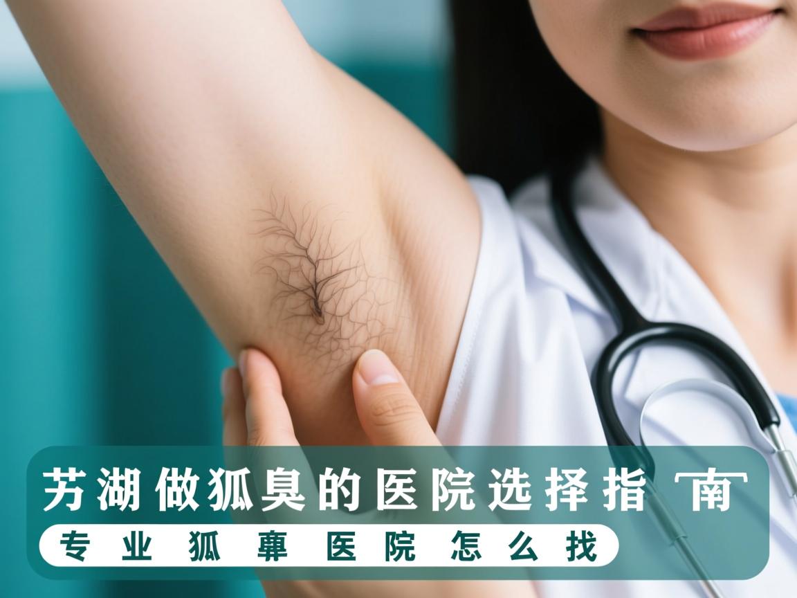芜湖做狐臭的医院选择指南，专业狐臭医院怎么找