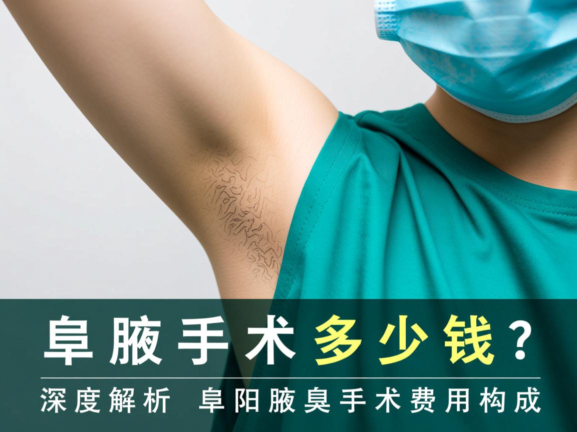 阜阳腋臭手术多少钱？深度解析阜阳腋臭手术费用构成