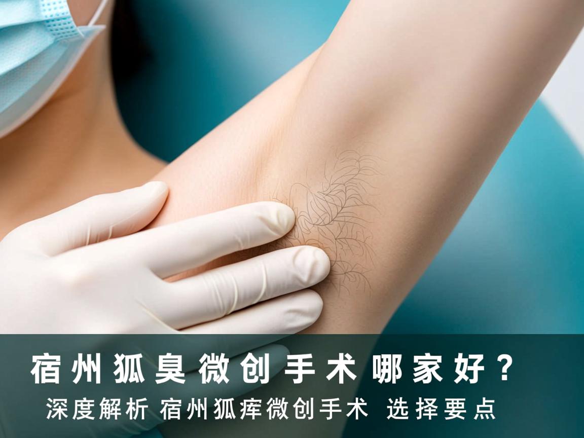 宿州狐臭微创手术哪家好？深度解析宿州狐臭微创手术选择要点